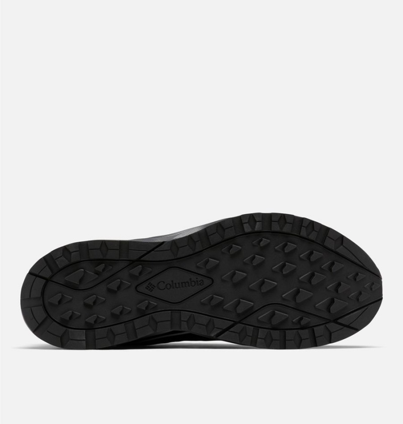 Columbia Plateau Waterproof Men's Hiking Shoes Black | KHMRTY-509