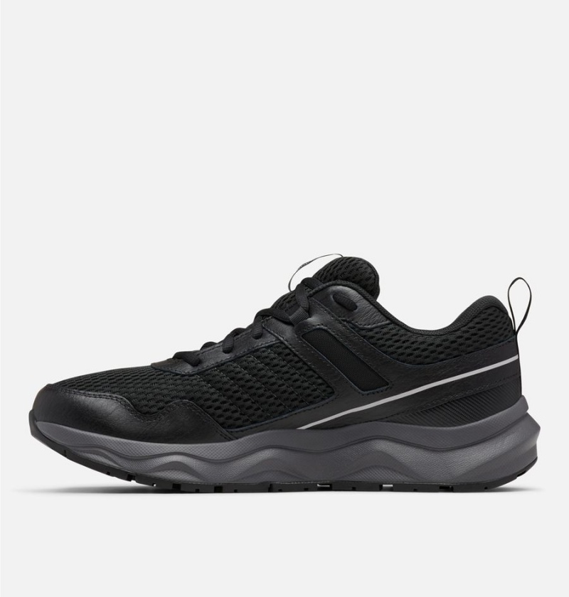 Columbia Plateau Waterproof Men's Hiking Shoes Black | KHMRTY-509