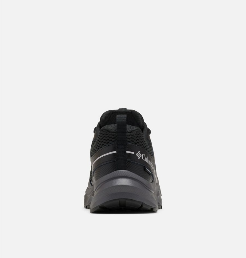 Columbia Plateau Waterproof Men's Hiking Shoes Black | KHMRTY-509