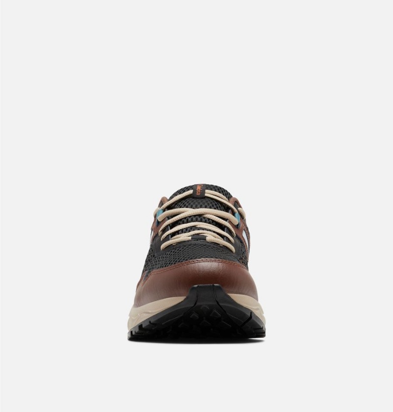 Columbia Plateau Waterproof Men's Hiking Shoes Brown | SWMPOD-972
