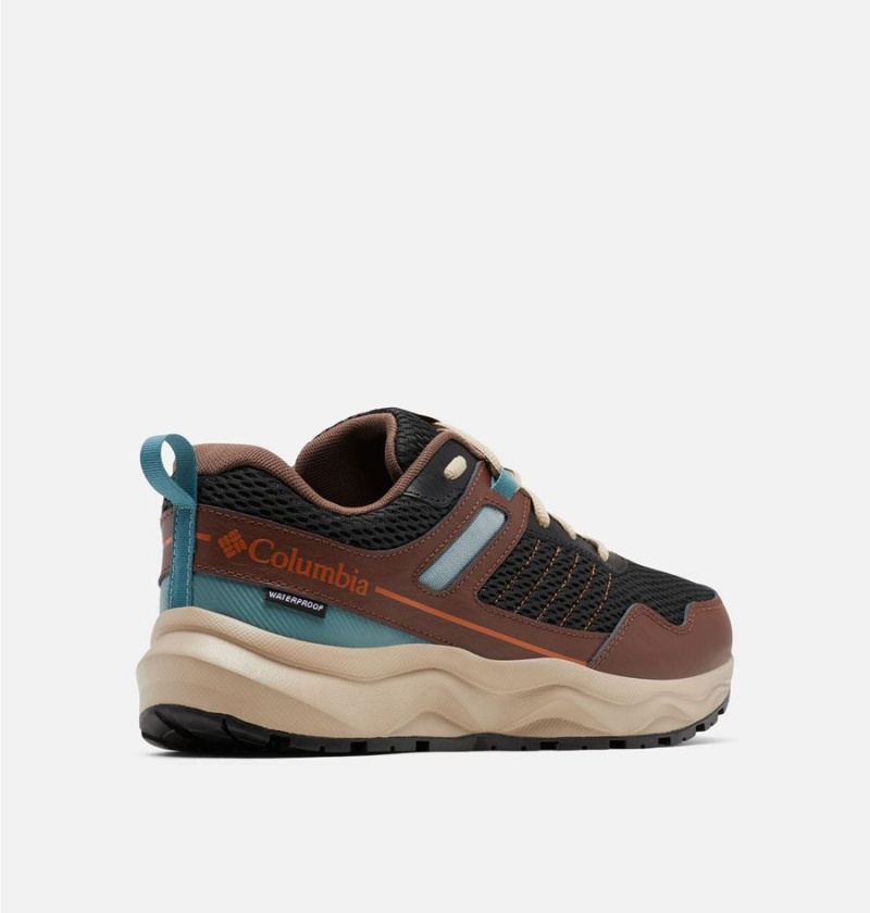 Columbia Plateau Waterproof Men's Hiking Shoes Brown | SWMPOD-972
