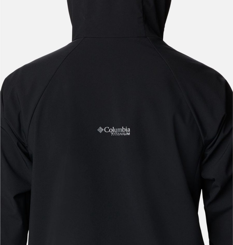 Columbia Platinum Peak Women's Softshell Jackets Black | QCLVDU-098