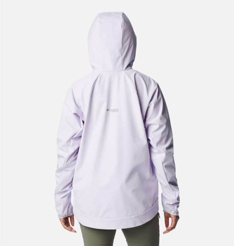 Columbia Platinum Peak Women's Softshell Jackets Purple | SGYZPX-298