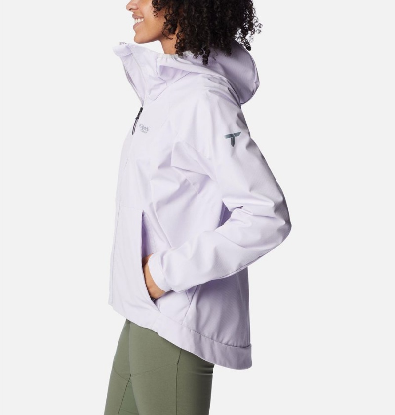 Columbia Platinum Peak Women's Softshell Jackets Purple | SGYZPX-298