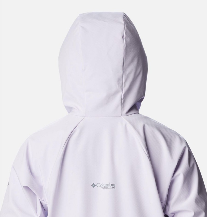 Columbia Platinum Peak Women's Softshell Jackets Purple | SGYZPX-298