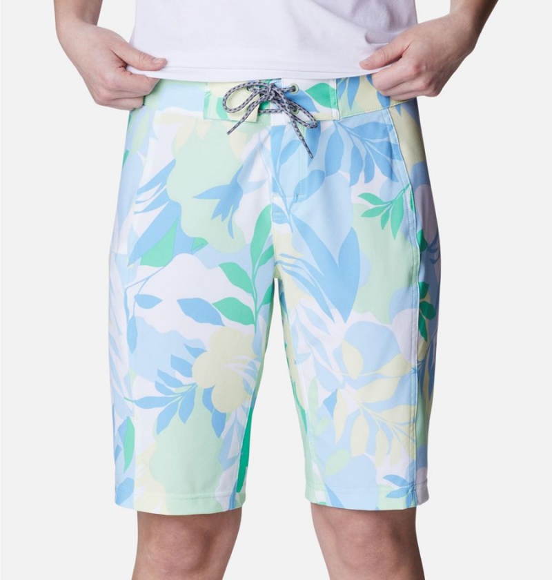 Columbia Pleasant Creek Board Women's Shorts Blue | NJLBAX-872