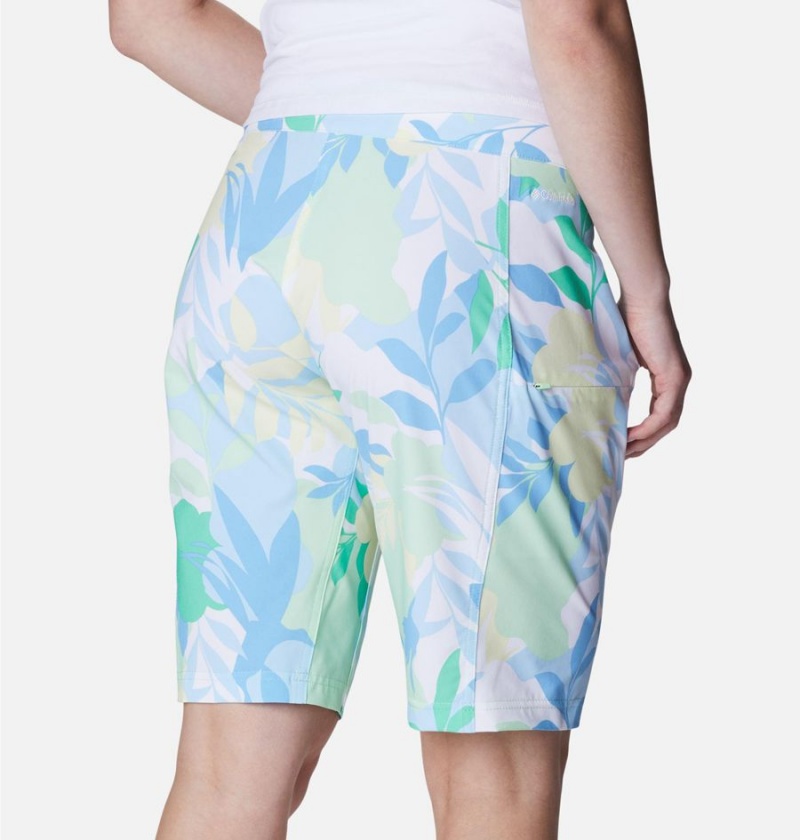 Columbia Pleasant Creek Board Women's Shorts Blue | NJLBAX-872