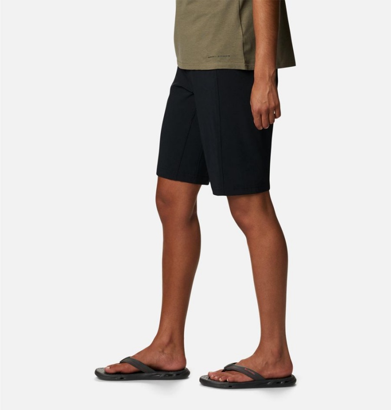Columbia Pleasant Creek Board Women's Shorts Black | KJEHRZ-745