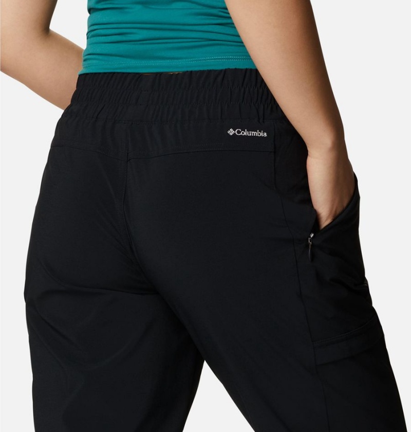 Columbia Pleasant Creek Joggers Women's Pants Black | MFOEKW-805
