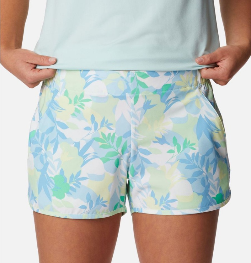 Columbia Pleasant Creek Stretch Women's Shorts Blue | UASGBY-697