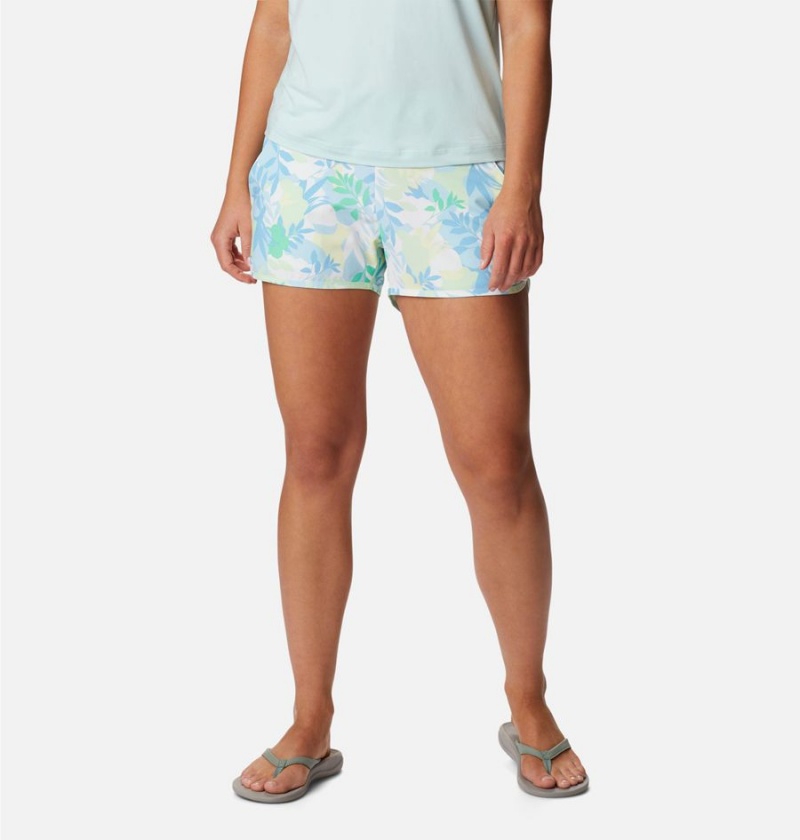 Columbia Pleasant Creek Stretch Women\'s Shorts Blue | UASGBY-697