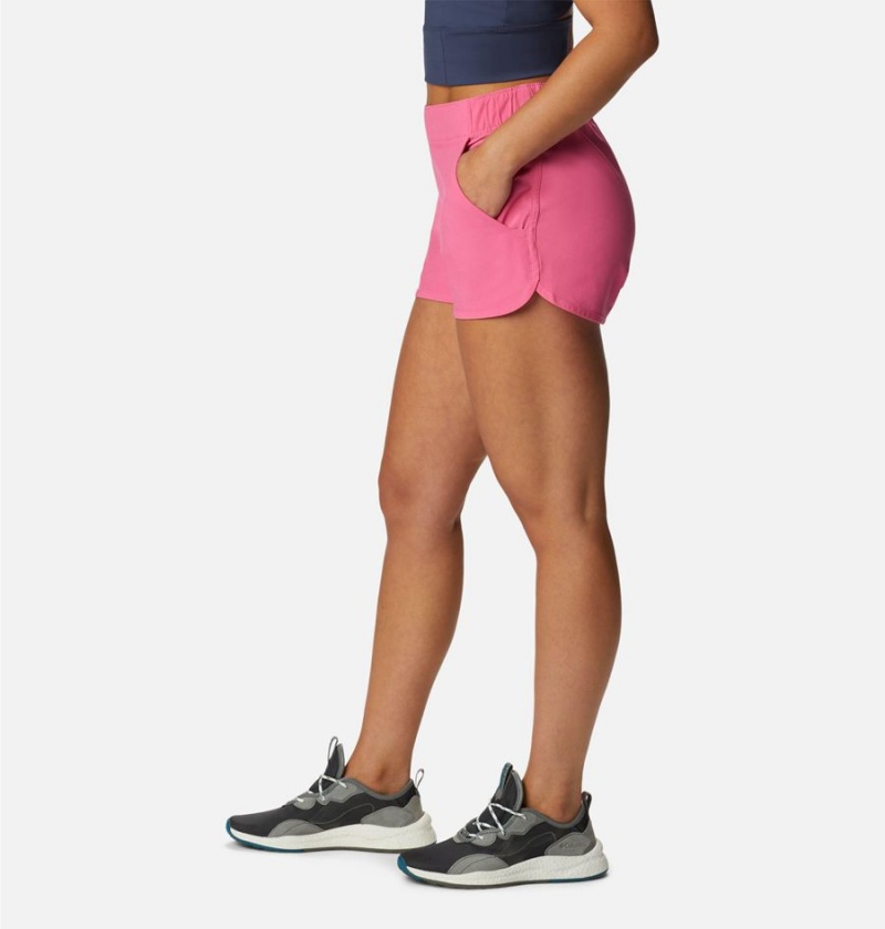 Columbia Pleasant Creek Stretch Women's Shorts Pink | FIKGJH-163