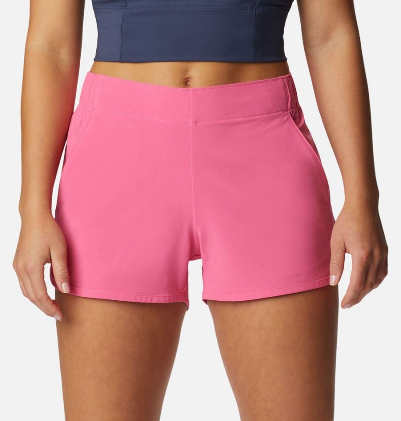 Columbia Pleasant Creek Stretch Women's Shorts Pink | FIKGJH-163