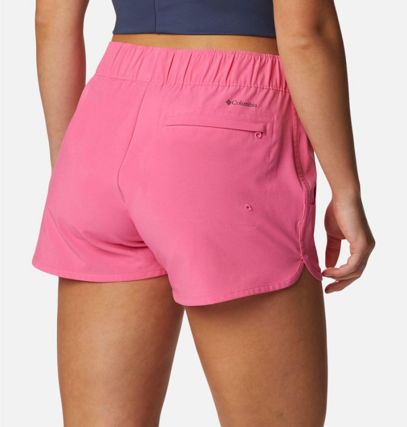 Columbia Pleasant Creek Stretch Women's Shorts Pink | FIKGJH-163