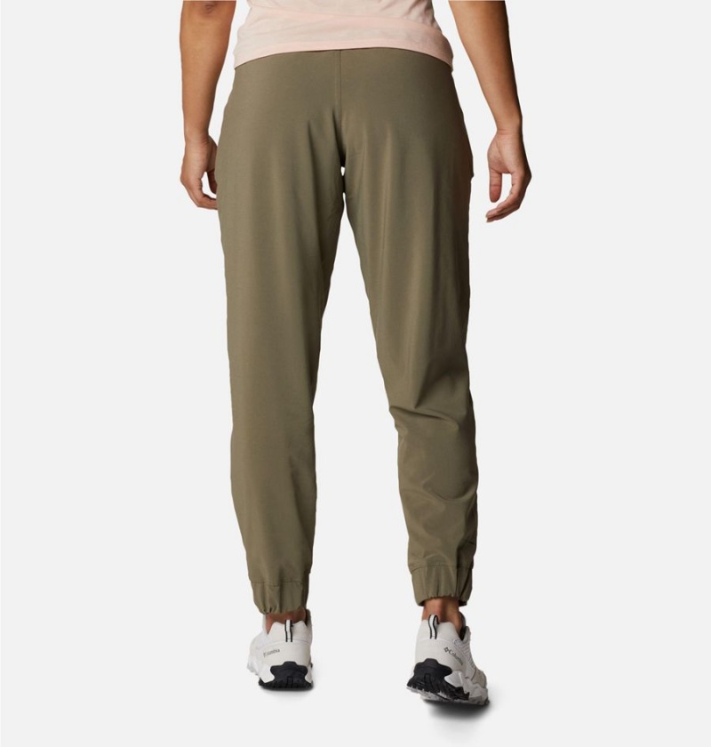 Columbia Pleasant Creek Warm Joggers Women's Pants Green | NFMXHG-701