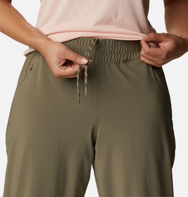 Columbia Pleasant Creek Warm Joggers Women's Pants Green | NFMXHG-701