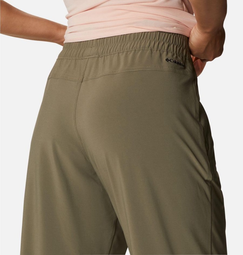 Columbia Pleasant Creek Warm Joggers Women's Pants Green | NFMXHG-701