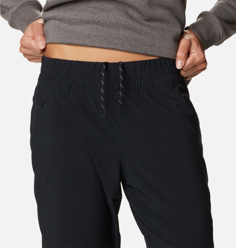 Columbia Pleasant Creek Warm Joggers Women's Pants Black | TNSMKQ-657