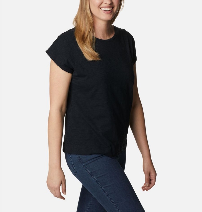 Columbia Point Loma Women's T-Shirt Black | SYBJOK-516