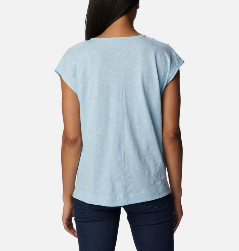 Columbia Point Loma Women's T-Shirt Blue | YJQPXI-749
