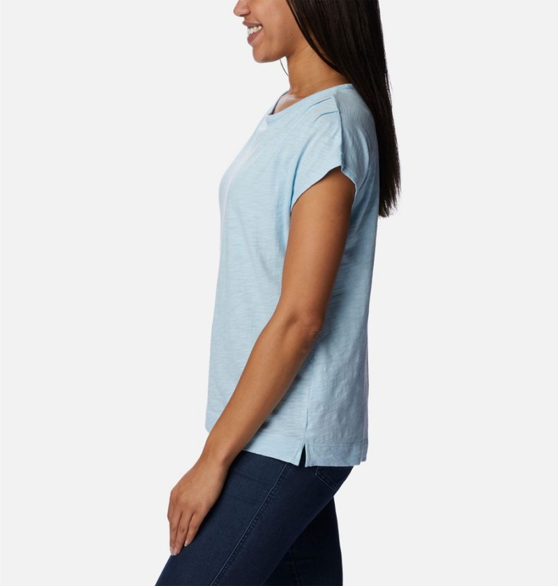 Columbia Point Loma Women's T-Shirt Blue | YJQPXI-749