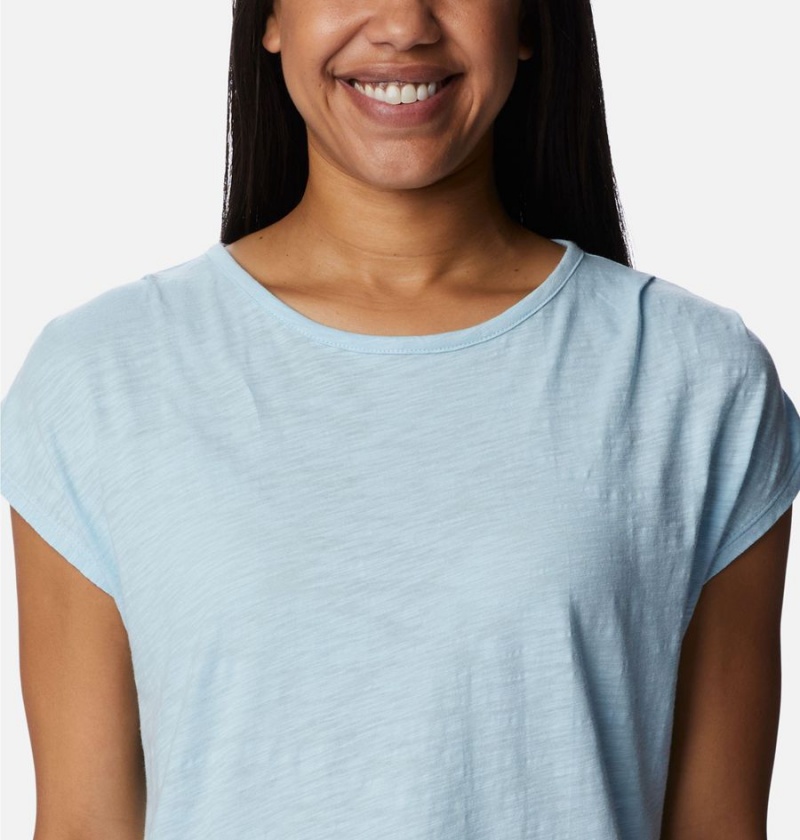 Columbia Point Loma Women's T-Shirt Blue | YJQPXI-749