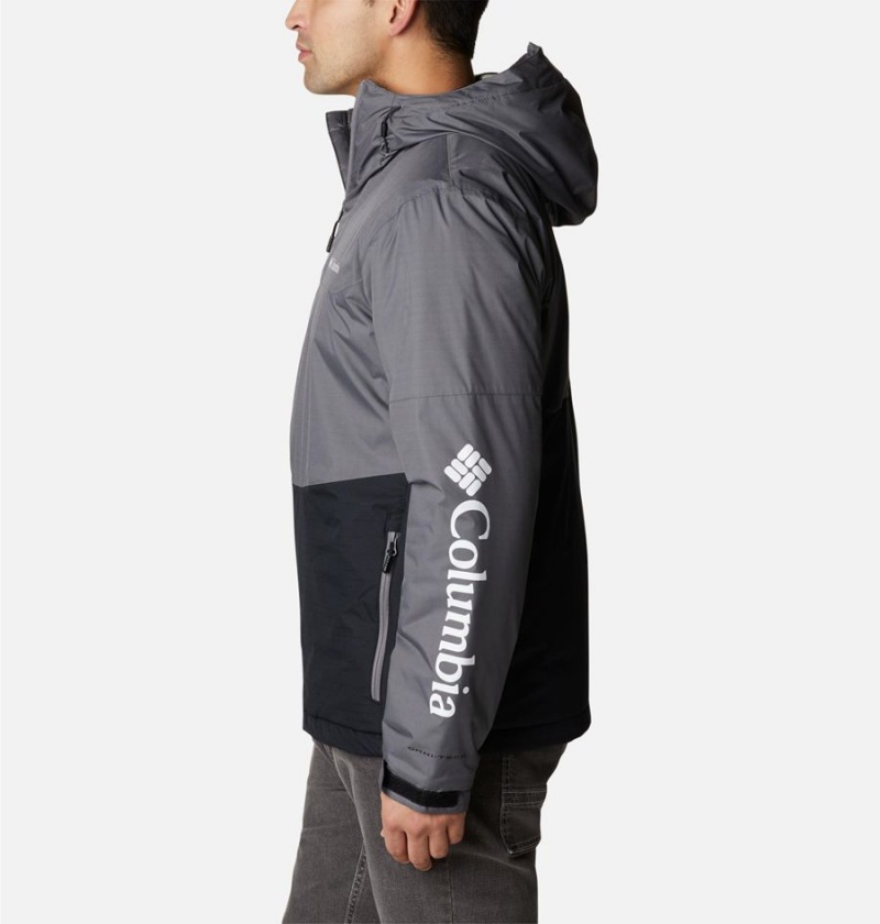 Columbia Point Park Insulated Men's Puffer Jacket Grey | SUBWGJ-130