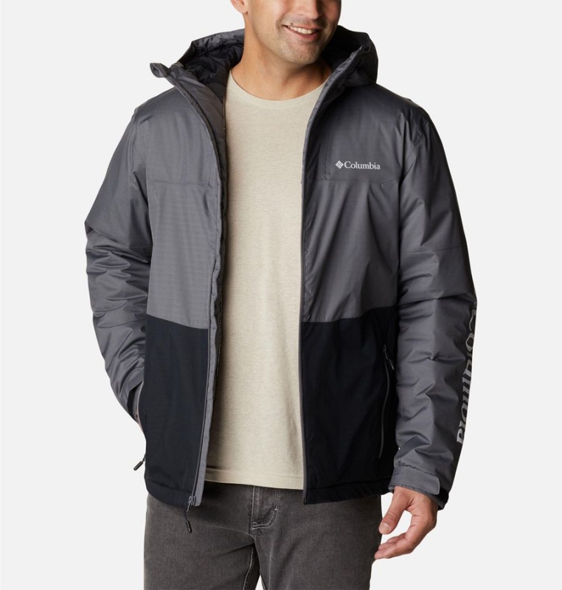 Columbia Point Park Insulated Men's Puffer Jacket Grey | SUBWGJ-130