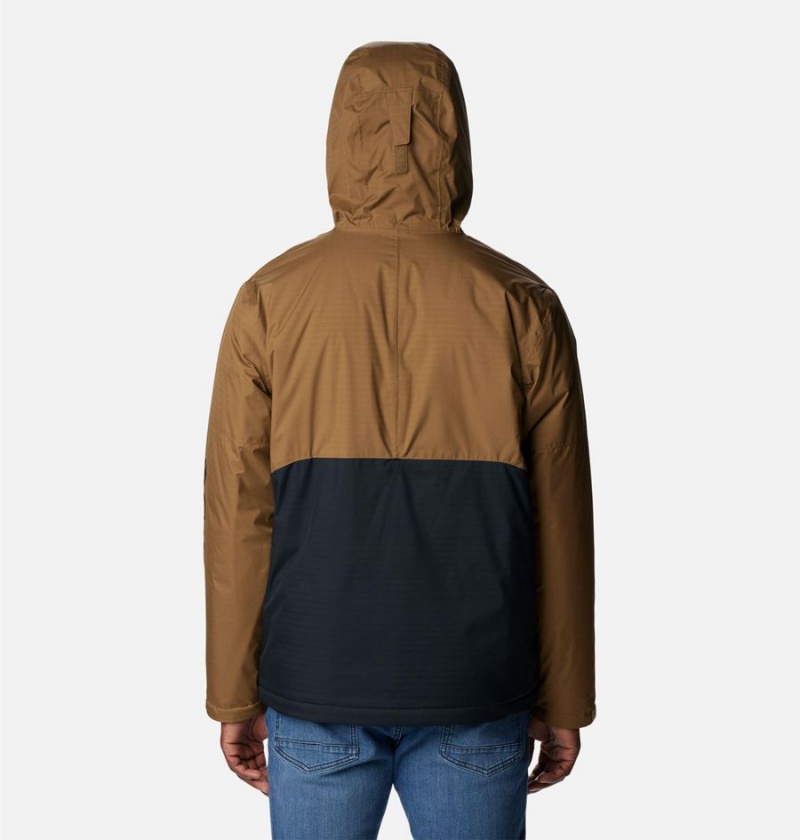 Columbia Point Park Insulated Men's Puffer Jacket Brown | WFGKHZ-796