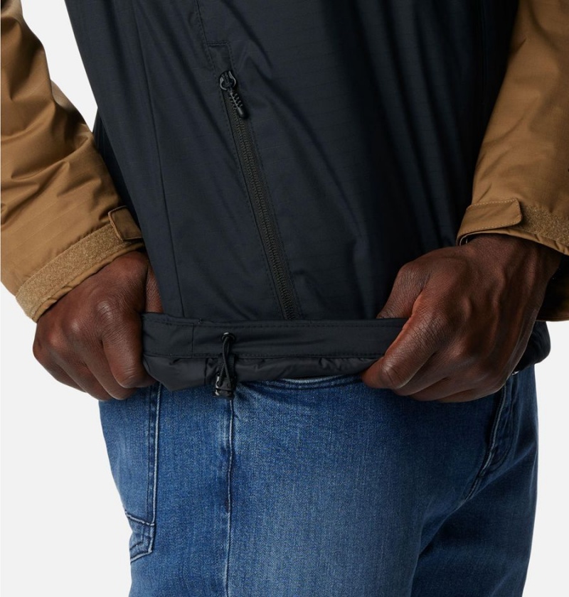 Columbia Point Park Insulated Men's Puffer Jacket Brown | WFGKHZ-796