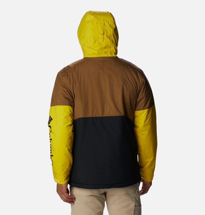 Columbia Point Park Insulated Men's Puffer Jacket Brown | NEZFMV-852