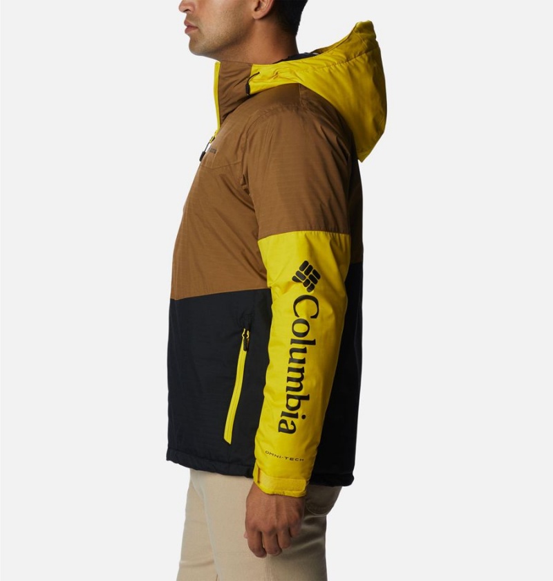 Columbia Point Park Insulated Men's Puffer Jacket Brown | NEZFMV-852