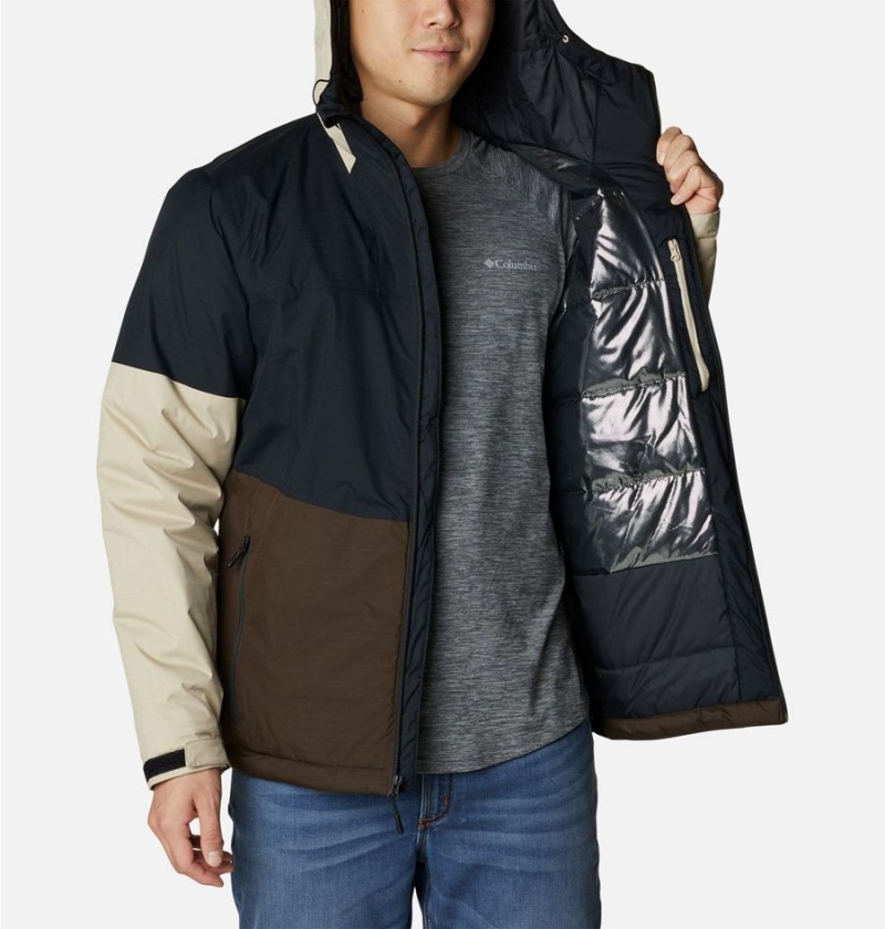 Columbia Point Park Insulated Men's Puffer Jacket Black | VCTWOE-706