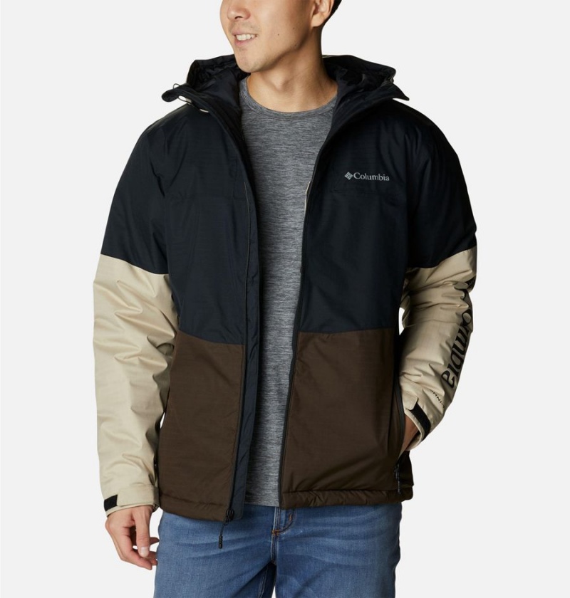 Columbia Point Park Insulated Men's Puffer Jacket Black | VCTWOE-706