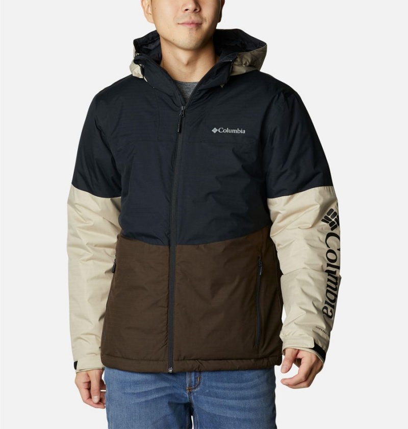 Columbia Point Park Insulated Men\'s Puffer Jacket Black | VCTWOE-706