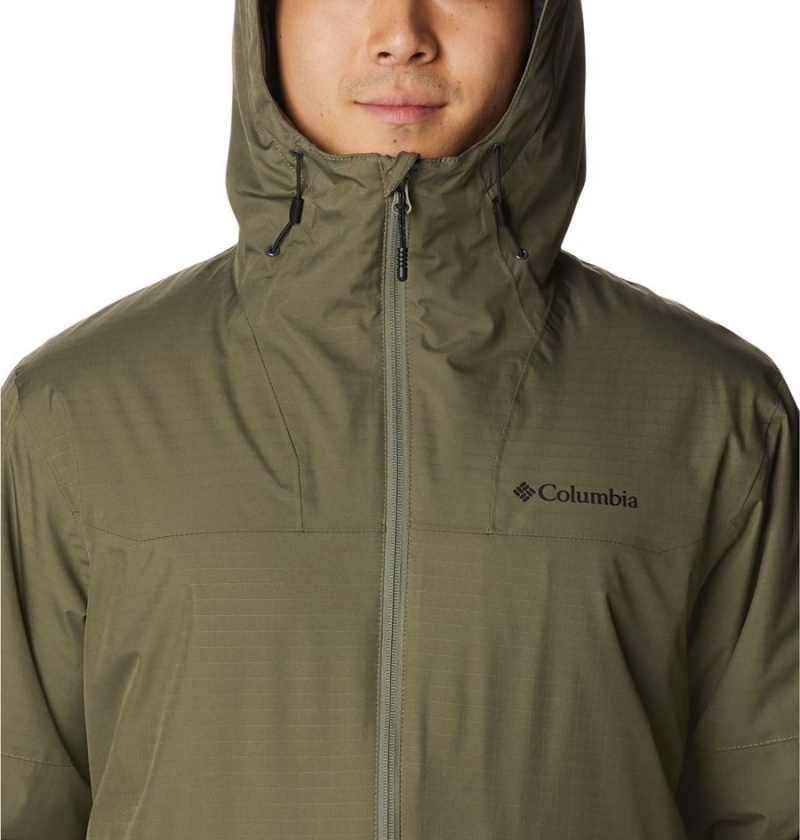 Columbia Point Park Insulated Men's Puffer Jacket Green | XMPITR-706