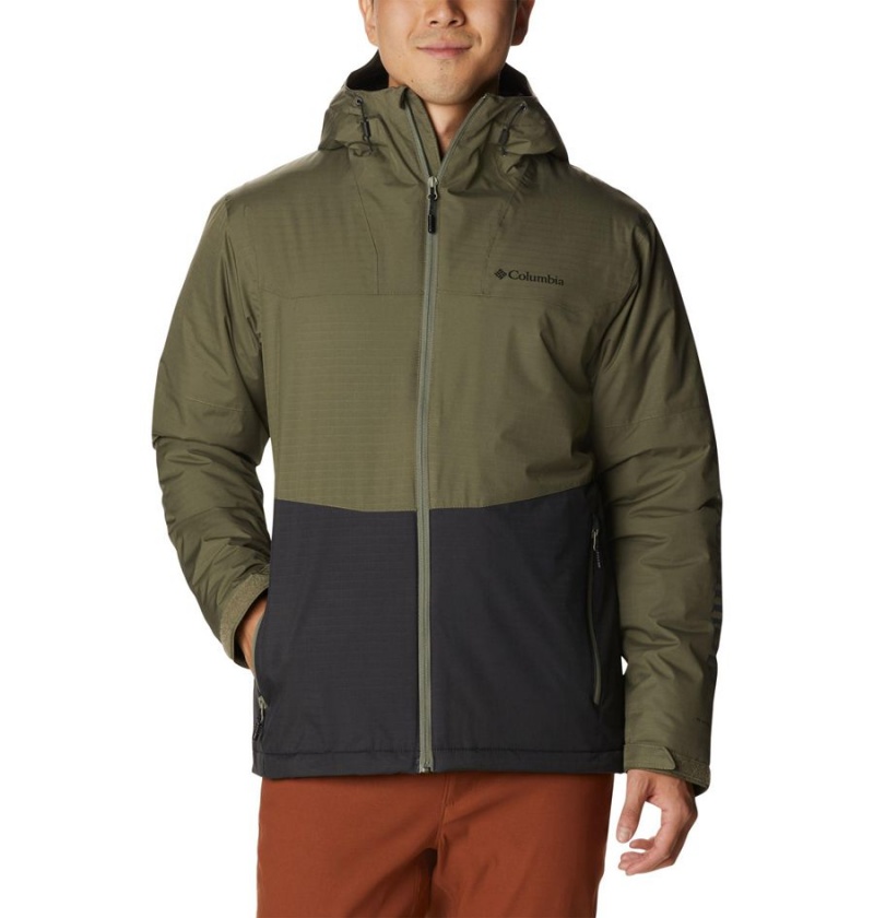 Columbia Point Park Insulated Men\'s Puffer Jacket Green | XMPITR-706