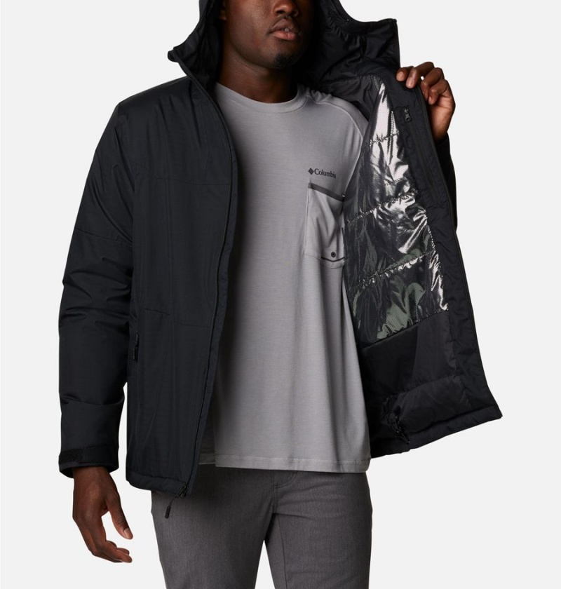Columbia Point Park Insulated Men's Puffer Jacket Black | OPSYNA-690