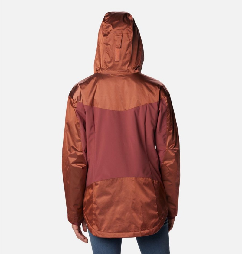 Columbia Point Park Insulated Women's Puffer Jacket Coral | IPMDSL-153