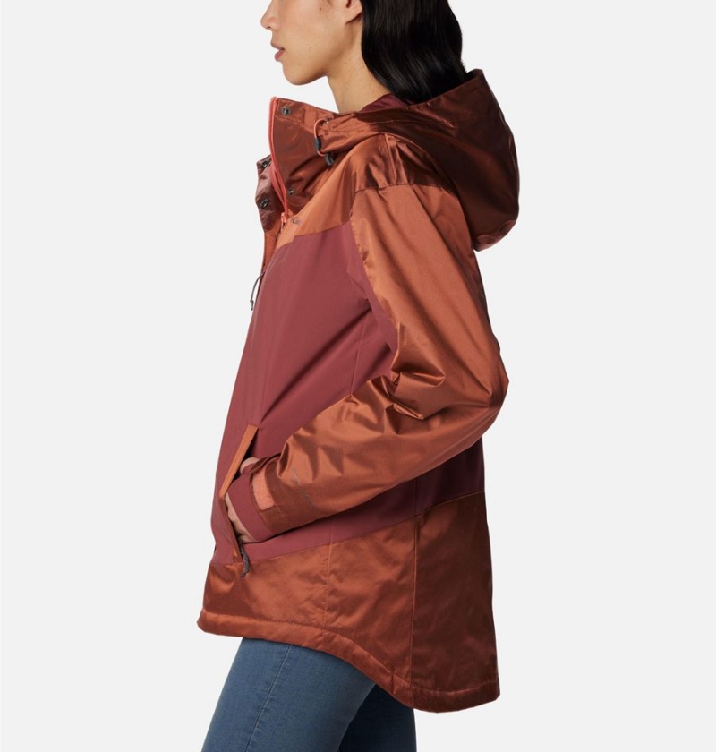 Columbia Point Park Insulated Women's Puffer Jacket Coral | IPMDSL-153