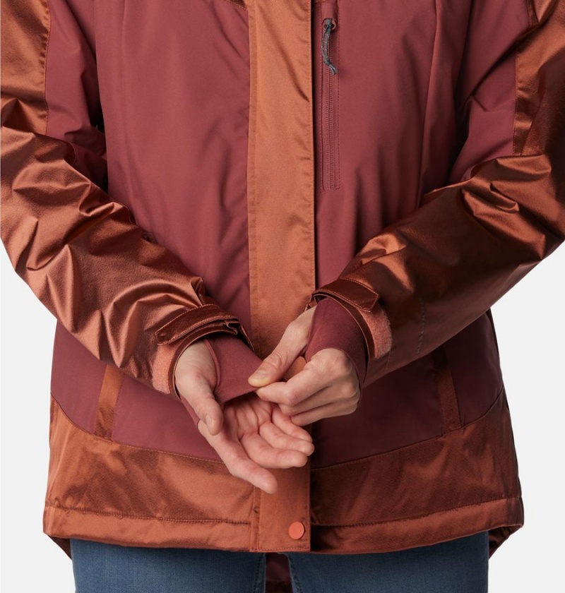 Columbia Point Park Insulated Women's Puffer Jacket Coral | IPMDSL-153