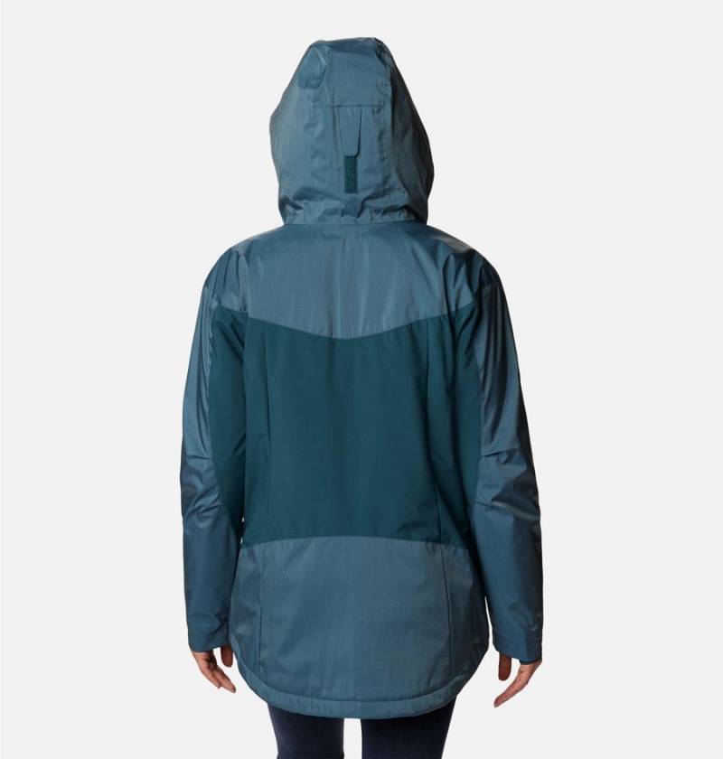 Columbia Point Park Insulated Women's Puffer Jacket Turquoise | WGVOPY-589