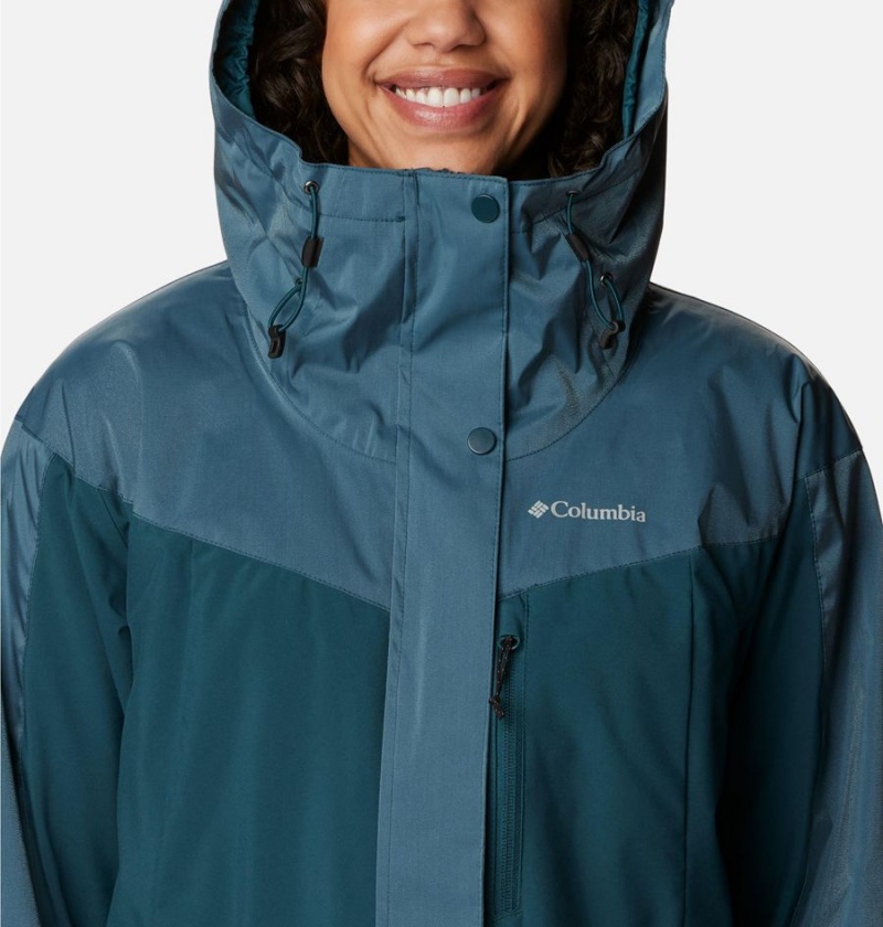 Columbia Point Park Insulated Women's Puffer Jacket Turquoise | WGVOPY-589