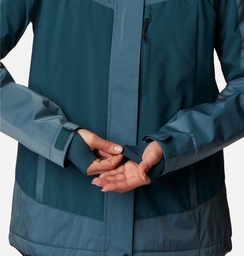 Columbia Point Park Insulated Women's Puffer Jacket Turquoise | WGVOPY-589