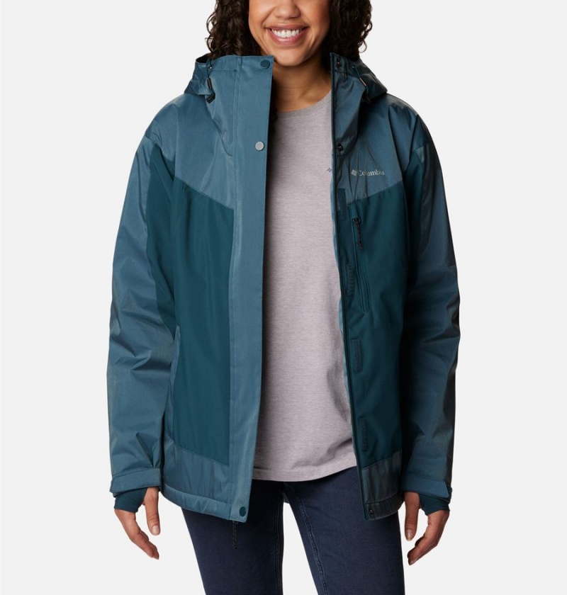 Columbia Point Park Insulated Women's Puffer Jacket Turquoise | WGVOPY-589