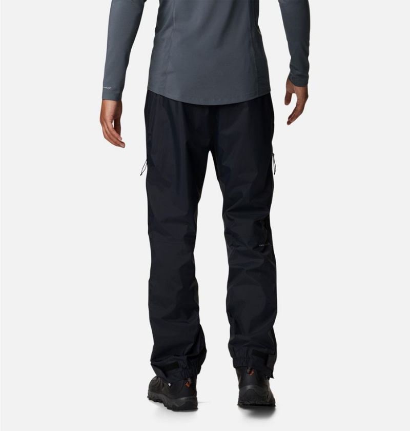 Columbia Pouring Adventure 2L Rain Men's Pants Black | MBZJYQ-124