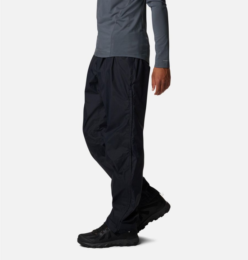 Columbia Pouring Adventure 2L Rain Men's Pants Black | MBZJYQ-124