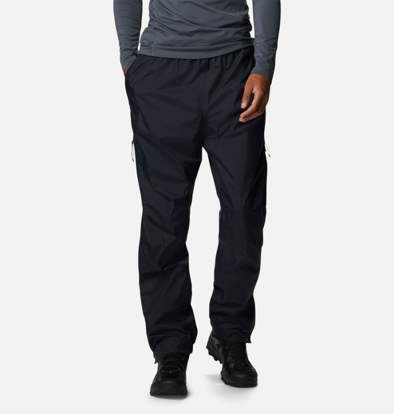 Columbia Pouring Adventure 2L Rain Men\'s Pants Black | MBZJYQ-124