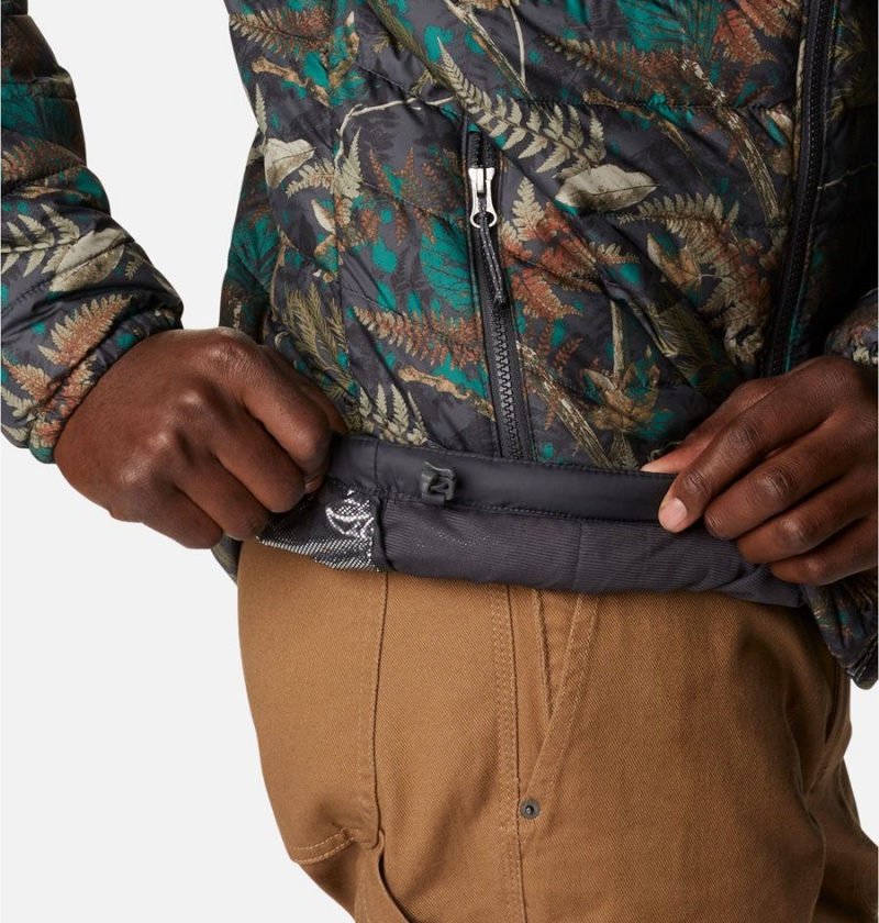 Columbia Powder Lite Hooded Insulated Men's Puffer Jacket Brown | CBFRHZ-723