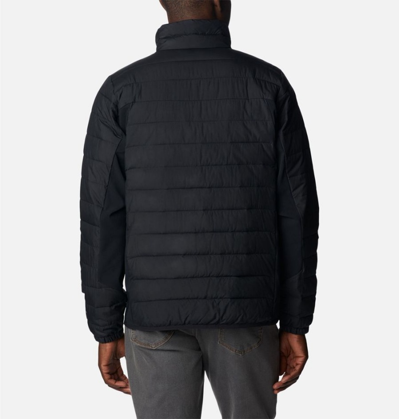 Columbia Powder Lite Hybrid Insulated Men's Puffer Jacket Black | JISTQG-397